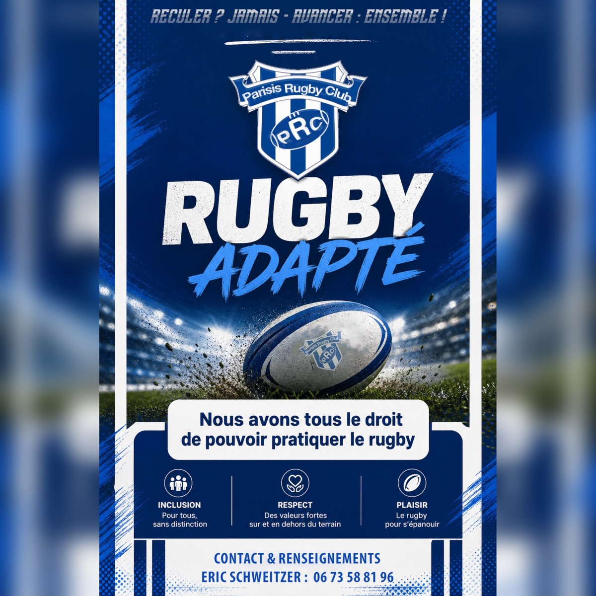Ouverture d'une nouvelle section de Rugby adapté