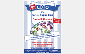 LOTO Parisis Rugby Club 2019