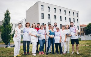 Les RuBies du Parisis RC à l'hopital d'Argenteuil