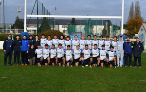 Résultat du match des Juniors du Parisis RC contre le RC Plaisir de ce samedi 16 novembre 2024