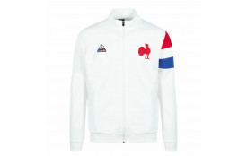 Veste Le Coq Sportif  FFR Présentation FZ sweat Blanc (Enfant)
