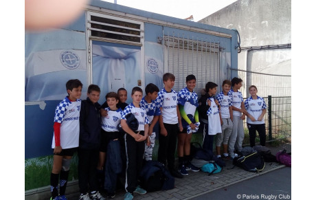 Nos Minimes officient en tant que ramasseurs de balles match Racing 92 VS Oyonnax ce Dimanche 17.09.17