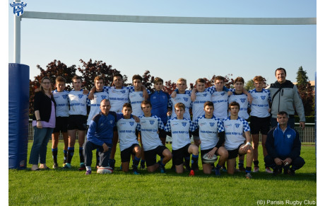 Retour en photos sur le match Parisis RC Juniors VS Stade Domontois du 15.10.17