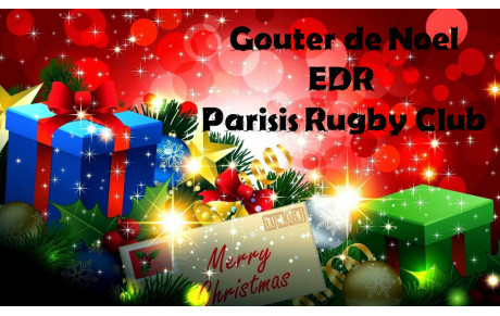 Gouter de Noel Ecole de Rugby Parisis rugby Club