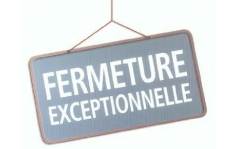 ⚠️ FERMETURE DES TERRAINS ⚠️