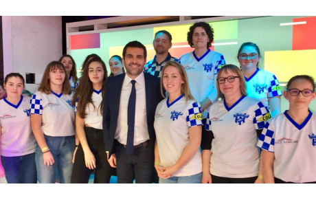 Nos Féminines du Parsis R.C sur le plateau de l&quot;émission STADE 2 ce Dimanche 01 Avril 2018