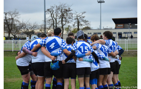 Résultat du match des Cadets Parisis RC du 16.03.19