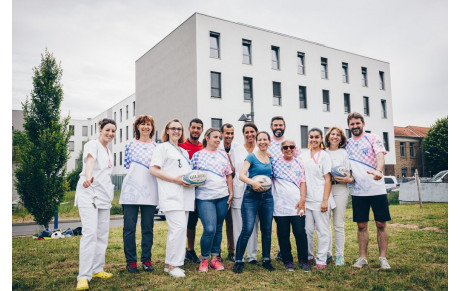 Les RuBies du Parisis RC à l'hopital d'Argenteuil