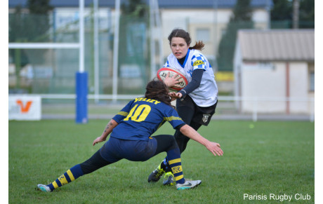 Résultat du match des Féminines Les Gorillas du Parisis RC de ce dimanche 16 janvier 2022
