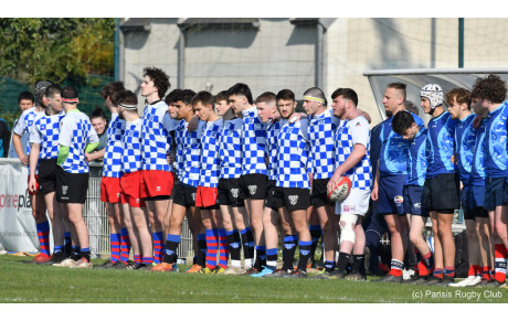 Résultat du match de nos Juniors du Parisis RC VS Rst Bretigny / Chilly / Epinay / Ste Genevieve / Arpajon de ce samedi 02 avril 2022