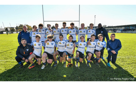 Résultat du match de nos Cadets du Parisis RC en 1/4 de finale contre le Plaisir Rugby Club de ce dimanche 03 avril 2022