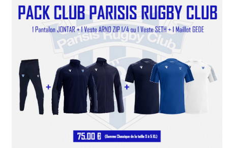 Nouveau Pack Parisis Rugby Club 