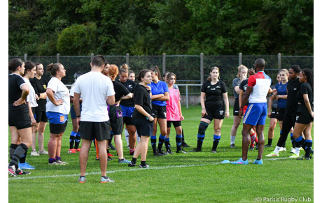 Le pôle Féminin du Parisis rugby club saison 2022-2023