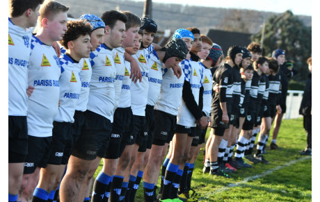 Resultat du match des Cadets du Parisis RC de ce dimanche 15.01.23 contre le SCUF