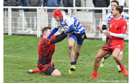 Résulat du match des Juniors du Parisis RC de ce samedi 21 janvier 2023