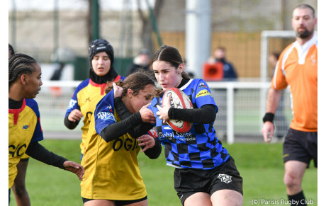 Résultat du match des Cadettes du Parisis RC de ce dimanche 03 décembre 2023 contre St Denis Rugby 93