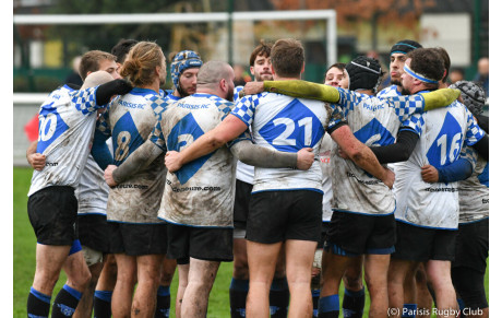 Résultat du match de La Reserve du Parisis Rugby Club de ce dimanche 10 décembre 2023 à Franconville contre Rugby Club Vallée de Montmorency Soisy