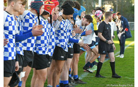 Résultat du match des Juniors du Parisis RC de ce samedi 16 décembre 2023 contre M Laffitte St Germain Poissy