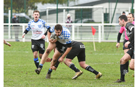 Résultat du match de l'équipe Reserve du Parisis RC de ce dimanche 07 janvier 2024 contre le CO Gargenville