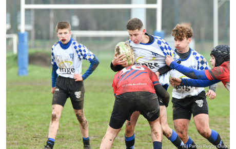 Résultat du match des Cadets du Parisis RC de ce dimanche contre Rst Antony / Massy 10 mars 2024 
