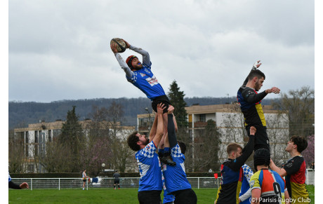Résultat du match de l'équipe Reserve du Parisis RC contre le RC Vallée de Montmorency Soisy du 17 mars 2024