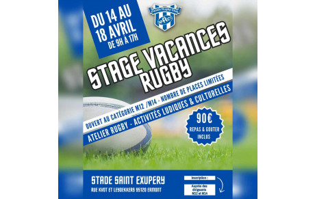  Info École de Rugby du Parisis Rugby Club 