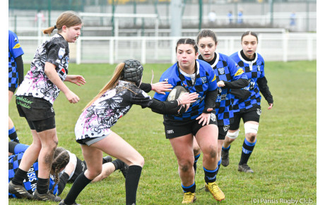 Résultat du match des Cadettes du Parisis RC de ce dimanche 08 mars 2025 contre Sainte Geneviève Sports Rugby