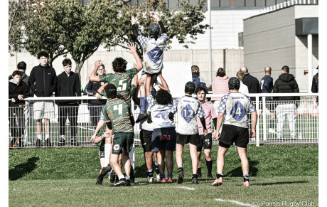 Résultat du match des Cadets du Parisis RC/RCIA de ce dimanche 18 janvier 2026